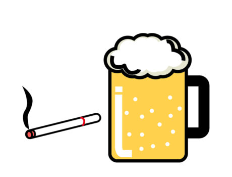 タバコと酒で食道がんのリスク増