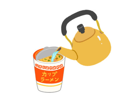 塩分摂取 1 位はカップ麺