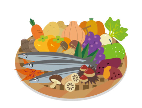 食と健康：　旬の食材