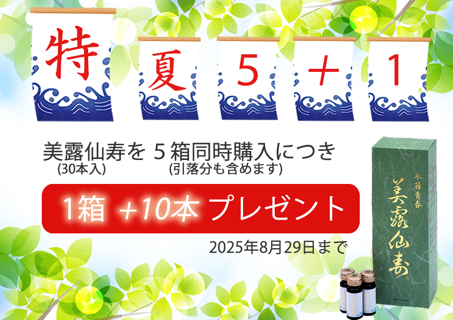 夏の５＋１キャンペーン